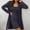 Dark Blue, variant on Sets for Women Sleepwear Silk Knit Bodycon Nightgown with Robes Set 2 Piece Soft Lightweight Homewear S,M,XL,XXL
