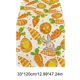 thumbnail image 3 of Decoraciones de Pascua, adornos de Pascua, regalos de Pascua Camino de mesa de Pascua Camino de mesa de temática primaveral con conejos y huevos de Pascua hecho de material de lino Adecuado para la de, 3 of 6