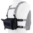 thumbnail image 4 of Chaleco táctico para hombre Police Chest  Plate Carrier Hunting Negro Zulema Chaleco para juegos al aire libre, 4 of 8