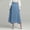 Blue, variant on Skirts for Women Elegant High Waist Pleated Midi Skirt for Everyday Casual Work and Wear with Breathable and Handy Pockets Black M