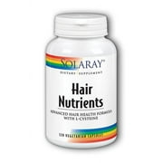 Solaray Hair Nutrients Vegetable Capsules, 120 Ct