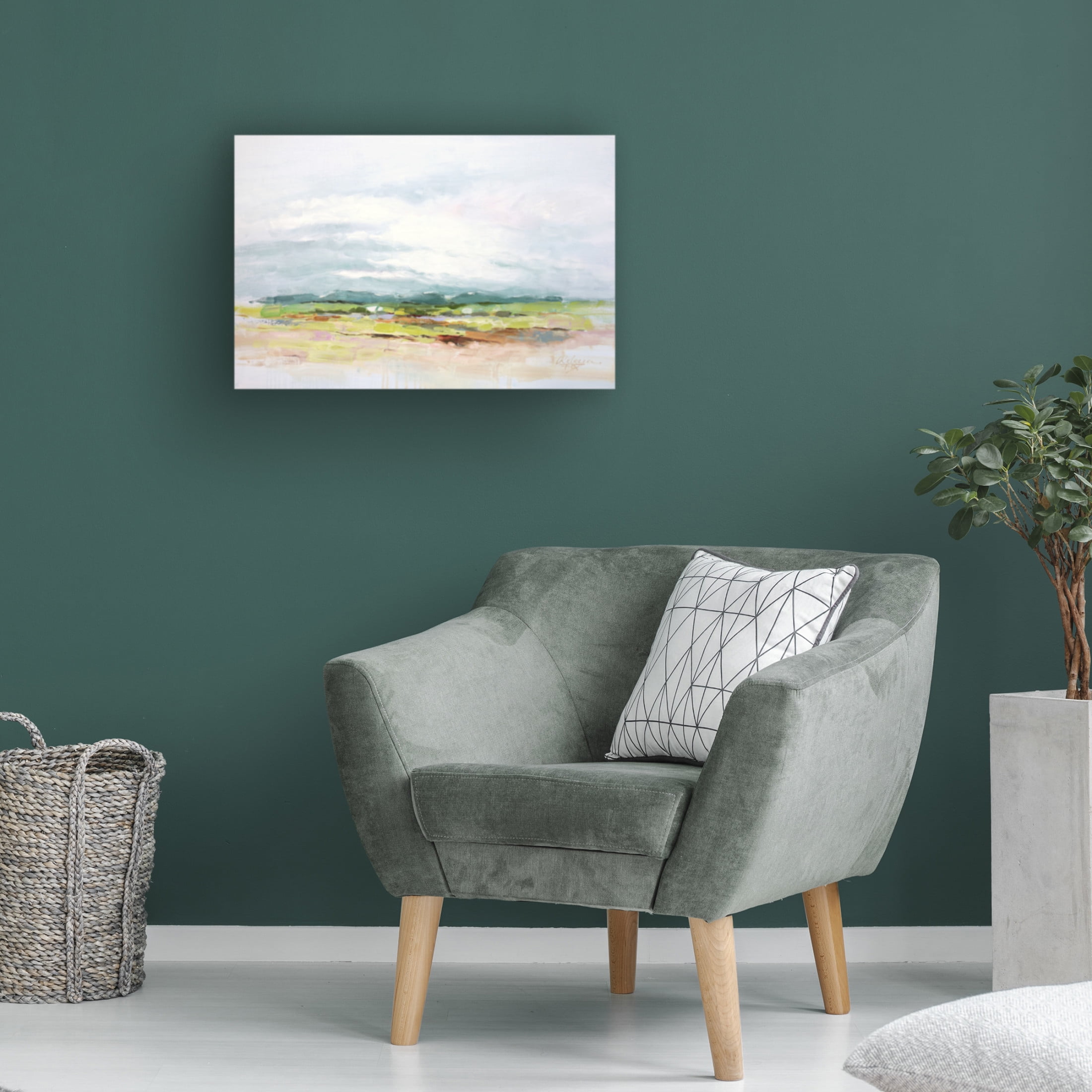 Canvas Wall Art - Rebecca Fox 'One Cloudy Day' Wall Art for Living Room, Bedroom, or Office Décor by Trademark Fine Art - 19 x 12 Inches
