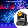 thumbnail image 4 of Gefolly 150W Stage Lights Moving Head Lights 8 Gobos 8 Colors 12 Channels,Beam/Strobe Professional Spotlights with Sound Activated for Wedding DJ Party Stage Lighting, 4 of 5