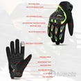 thumbnail image 7 of Gloves Motorcycle for Men Women Motocross Gloves Full Finger Touchscreen Protective Gear Glove Motorcyclist Gloves, 7 of 7
