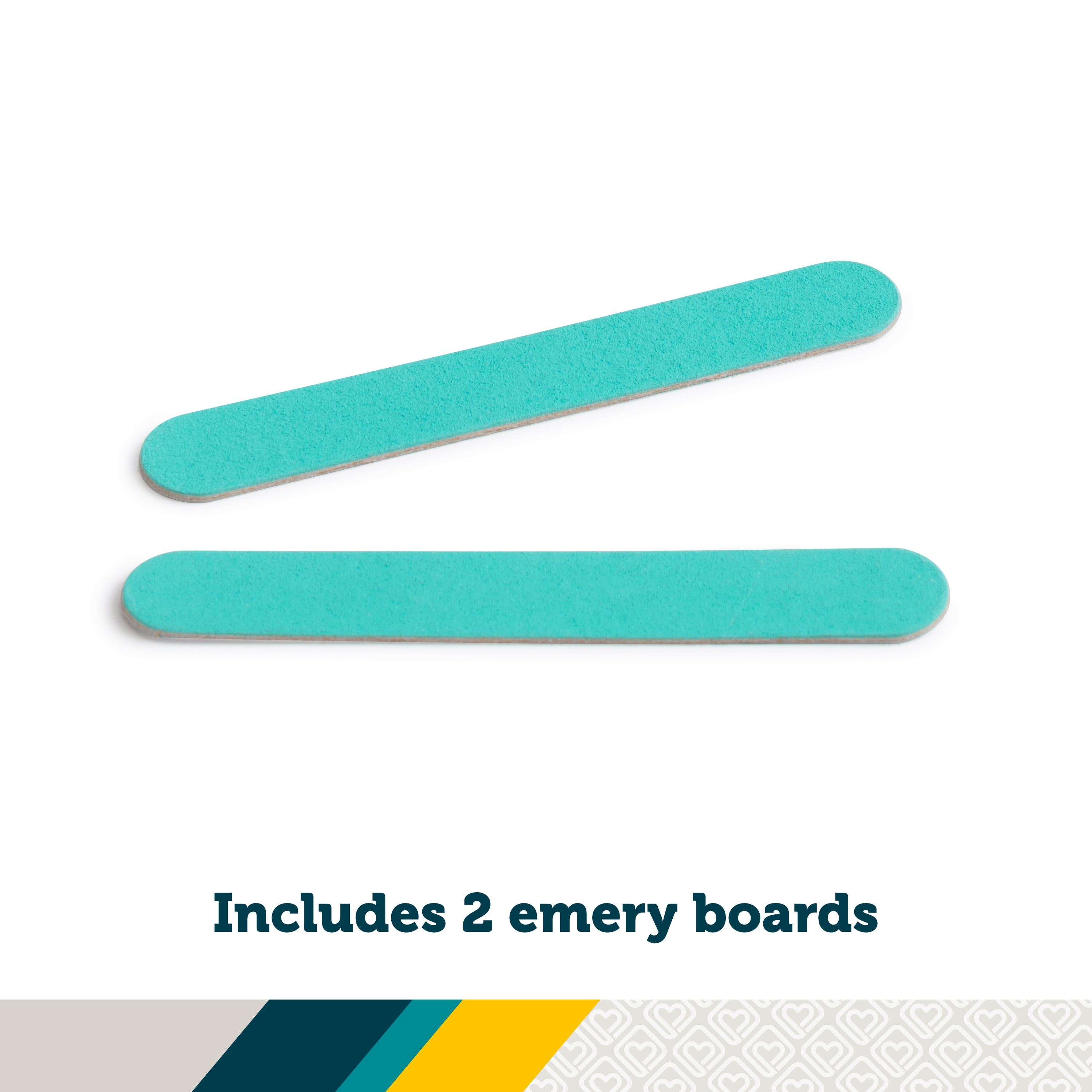 (4 pack) Safety 1st Baby's 1st Nail Care Clipper Emery Board Set, Sea Stone Aqua, Infant
