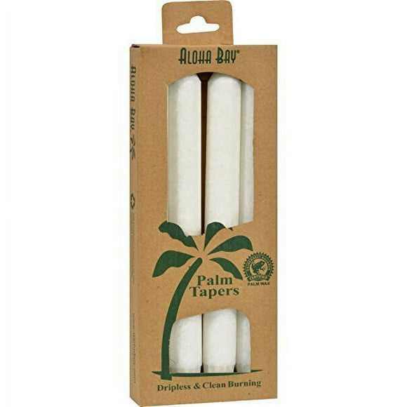 Aloha Bay Cintres de Palmiers Blanc - 4 Bougies