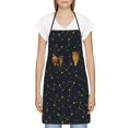 thumbnail image 3 of Pofeuu Constellation Print Aprons with Pockets, Cute Aprons for Kitchen, Cooking, Server, Barber, Chef Apron, 3 of 7