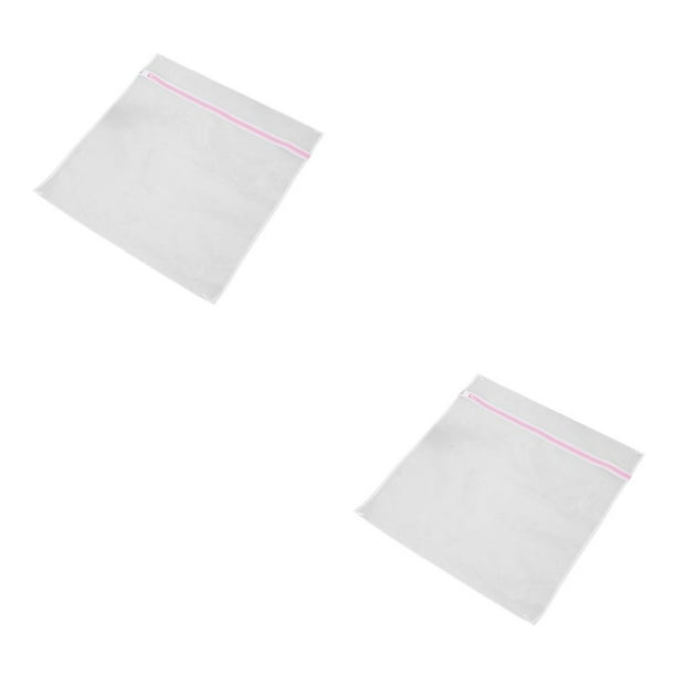 Naiovety Bolsas de lavandería de malla gruesa con cremallera, ropa interior, organizador de red, bolsa de a máquina para sujetador, varios 30*40CM 2piezas Naiovety CBP017228