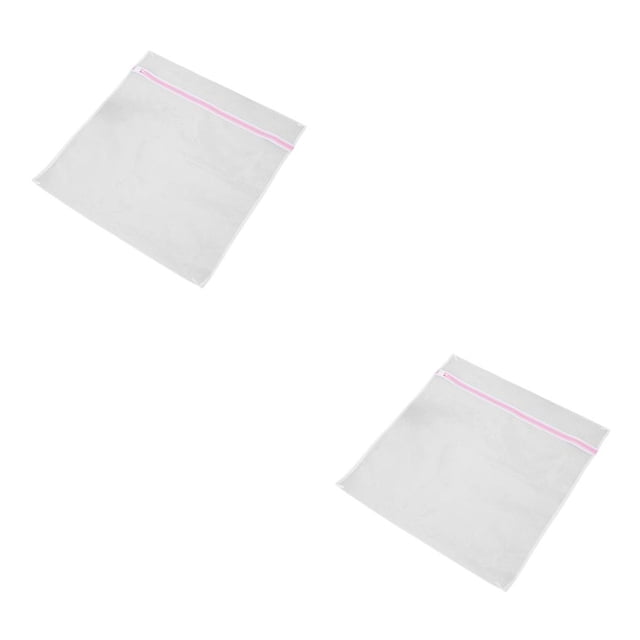 Naiovety Bolsas de lavandería de malla gruesa con cremallera, ropa interior, organizador de red, bolsa de a máquina para sujetador, varios 30*40CM 2piezas Naiovety CBP017228