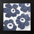 thumbnail image 2 of Sommers, Mindy 12x12 Black Modern Framed Museum Art Print Titled - Crackled Indigo, 2 of 5