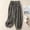 🔥 Black, variant on Sentmoon Linen Pants Women Petite Solid Color Elastic Waist Women Summer Pants Oversized Relaxed Fit Straight Leg Streetwear Trousers Pants for Women Holiday for Summer and Hot Weather