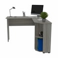 thumbnail image 6 of Pemberly Row Contemporary L-Shape Computer Desk in Gray Smoke Oak, 6 of 9