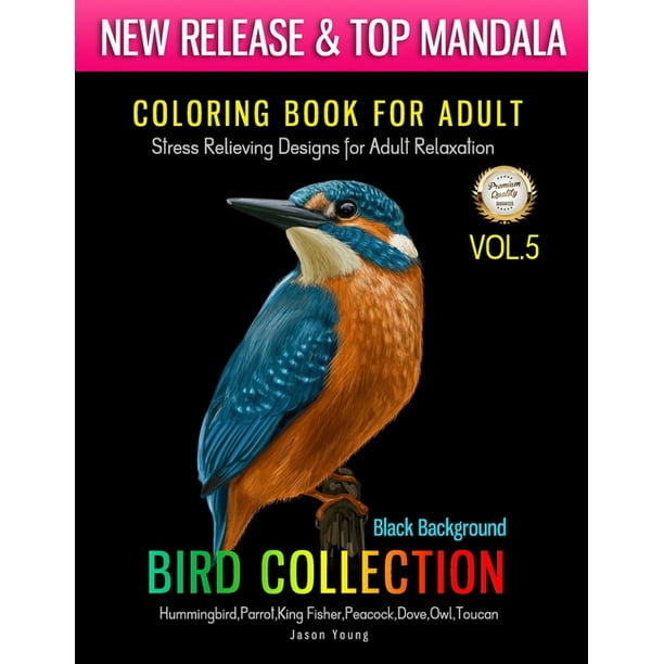 Download Sacred Mandala Designs And Patterns Coloring Books For Adults Coloing Book For Adult Bird Collections Vol