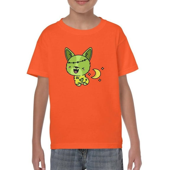 Cute Halloween Zombie Corgi T-Shirt Juniors -Image by Shutterstock, x-Small