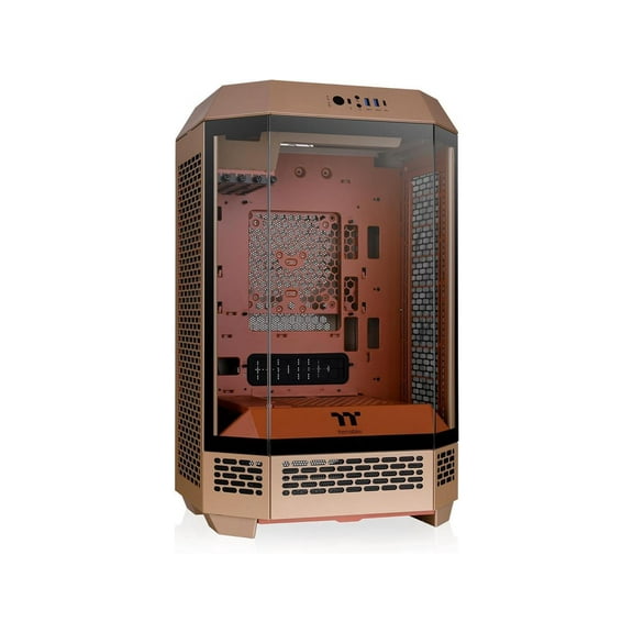 Thermaltake Tower 300 Gravel Sand Micro-ATX Case; 2x140mm CT Fan Included; Support Up to 420mm Radiator; Optional Chassis Stand Kit Allows Horizontal Display; CA-1Y4-00SGWN-00