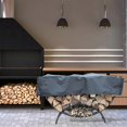 thumbnail image 3 of Firewood Rack Cover Log Rack Cover Heavy Duty & Water Resistant 210D Oxford Firewood Cover Outdoor- for Protection CoverBlack, 3 of 5
