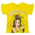 thumbnail image 5 of Disney Princess Belle Birthday Toddler Girls T-Shirt Yellow 5T, 5 of 5