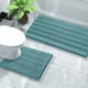 thumbnail image 1 of Juego de alfombras de baño Yimobra, lavables, 2 piezas, antideslizantes, absorbentes, 1 of 8