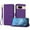 Purple, variant on ELEHOLD Wallet Case for Google Pixel 8, Shockproof Leather Stand Case with Magnetic Clasp & Hand Strap,Red