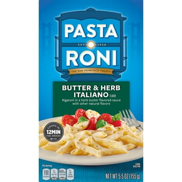 Pasta Roni Butter & Herb Italiano Rigatoni, 5.5 oz Box