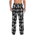 thumbnail image 2 of Top-kevin Black Football Men's Pajama Pants Pjs Bottoms with Pockets Sleep Lounge Pants for Men, 2 of 13