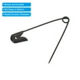 thumbnail image 4 of Uxcell Safety Pins 1.22 Inch Nickle Plated Small Sewing Pins Black 100Pcs, 4 of 5