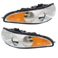 thumbnail image 2 of For 00 LeSabre Custom Headlight Headlamp Front Head Light Lamp w/Bulb PAIR SET, 2 of 5
