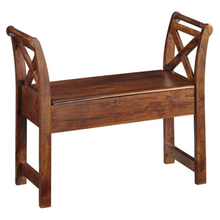 Signature Design By Ashley Abbonto Flip Top Indoor Accent Bench