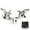 Gray, variant on Arashi (Version 2.0) Rearsets for Ducati 1199 2012 - 2017 / 899 Panigale 2014 2015 / 1299 1299R 1299S Panigale 2015 - 2018 Motorcycle Adjustable Footrests Foot Pegs Gold