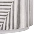 thumbnail image 6 of Safavieh Verona Outdoor Modern Cement Round End Table, White Glazed, 6 of 8