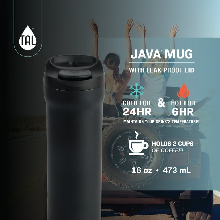 Kitchen, Tal 16oz Granite Hydration Water Bottle Travel Tumbler Cup Java  Mug Black