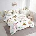 thumbnail image 3 of jejeloiu Cute Cattle Sheep Twin Bedding Sets 7-Piece,Farm Animal Bedding Comforter Set,Rustic Farmhouse Cabin Sheet Sets For Boys Girls,Ultra Soft Home Decor, 3 of 8