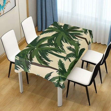 

ALAZA Tropical Palm Trees Rectangle Tablecloth Tablecover Dinning Table Cloth 60 x60