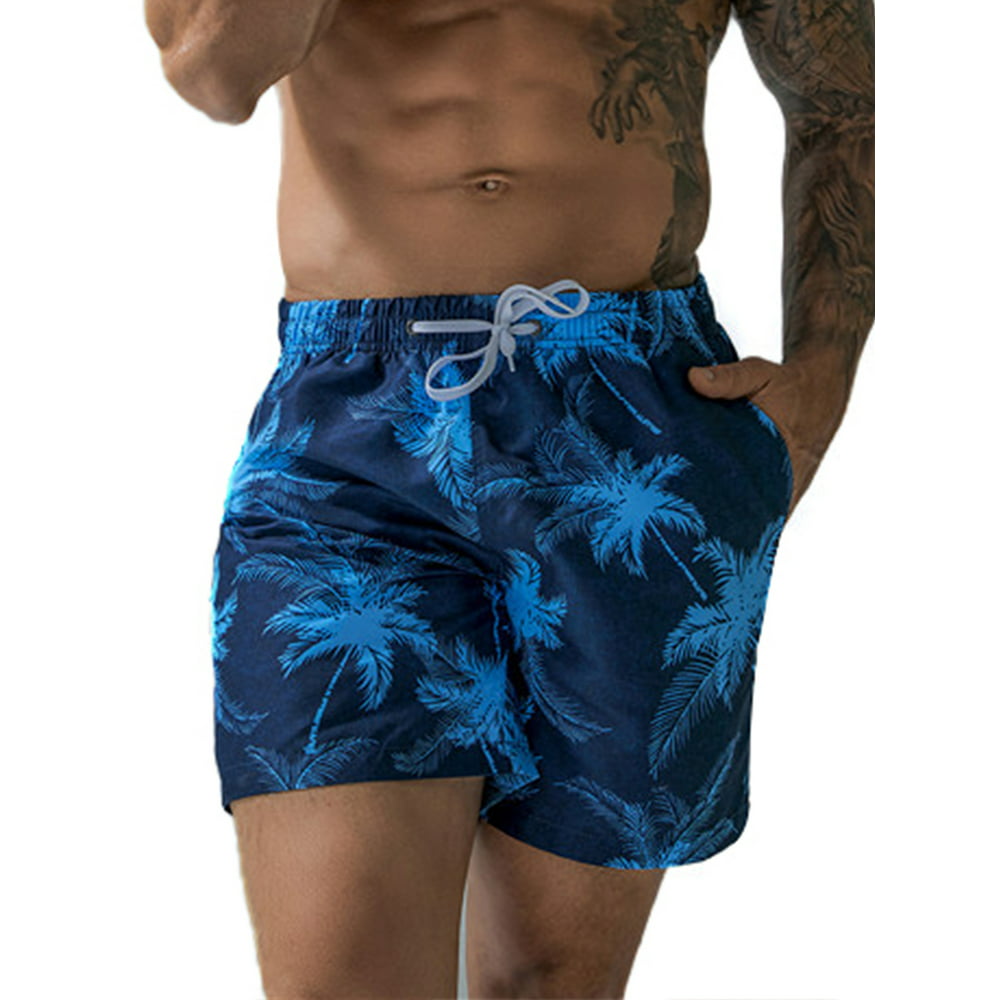 UKAP - Beachwear Summer Holiday Swim Trunks for Men Casual Quick Dry ...