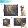 thumbnail image 3 of Qxltty Peacock Of Stars Cat litter Pads Pet Set of 2 Diaper Mats Center Anti-leakage Layer Absorbent Soft and Comfortable, 3 of 7