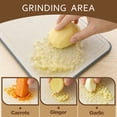 thumbnail image 3 of Vaparinckl Cutting Board for Kitchen, Double-Sided Cutting Board with Knife Sharpener, Stainless Steel Chopping Boards with Juice Groove, Non-Slip Feet, Dishwasher Safe, 3 of 7