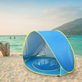 thumbnail image 6 of Kahopy Baby Beach Play Tent Portable Pop Up Tent in Yard Kids Indoor Play Tent Child Beach Camping Beach Tent Shade UV Protection Play Tent for Kids, 6 of 7