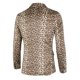thumbnail image 2 of BLAZER DE FIESTA PARA HOMBRE INSPIRADO EN CHIC, CON ESTAMPADO DE ANIMALES, CHAQUETA LIGERA CON SOLAPA EN MARRÓN, 2 of 7
