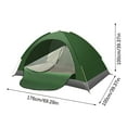 thumbnail image 2 of Gumesh Beach Tent Sun Shade Shelter For-3 Person With UV Protection Bag Stakes Guy Lines Included 2X1.2X1.1m, 2 of 7
