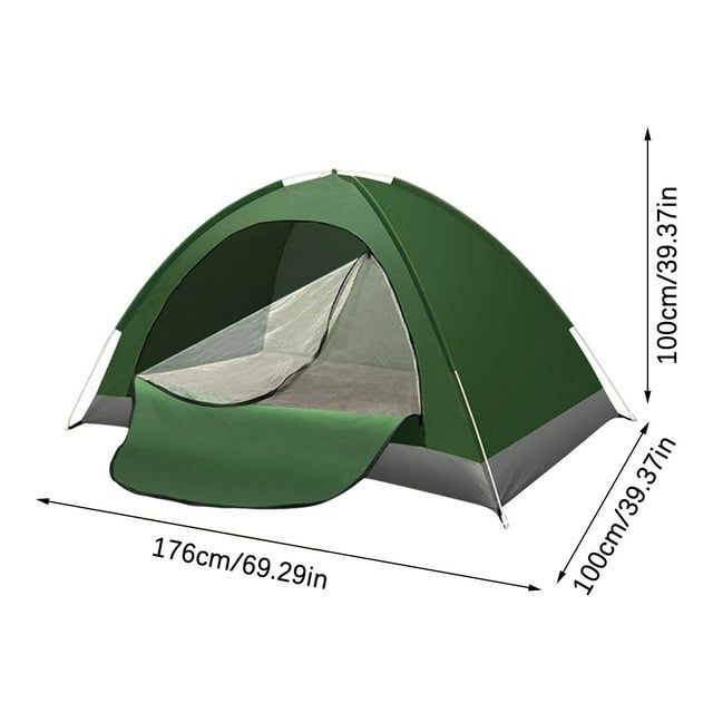 Yhmxh Organizadores y almacenamiento Tienda de playa con toldo para 3 personas, con protección, varillas de fibra de vidrio, bolsa de transporte, estacas y cuerdas tensoras incluidas, 2 x 1,2 x 1,1 m