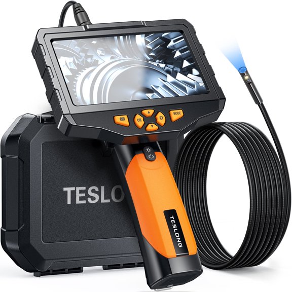 Cámara de inspección Teslong NTS300 de doble lente 1080P 5 pulgadas IPS