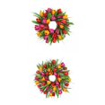 thumbnail image 1 of 2x puerta vivificante primavera flor artificial decoración adornos, 1 of 9