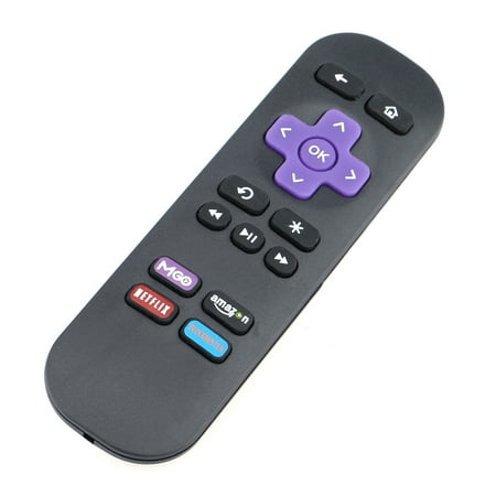 Delete Amazon App New Universal Replaced Remote Control compatible with ROKU Player 1 2 3 4 LT HD XD XS with 4 App MGO Amazon ()