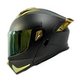thumbnail image 1 of Casco Para Motociclista Sayto 2W Mate Fury Abatible Gafas Con Led Certificado Talla L, 1 of 4
