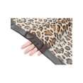 thumbnail image 5 of INSPIRE CHIC Women's Leopard Print Vintage Scarf, Lightweight Silky Sunscreen Neckerchief Wrap Bandanas for Daily Travel One Size Black-coffee, 5 of 6