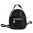 thumbnail image 1 of Forever Young Designer Women Backpack Mini Soft Touch Leather Small Backpack Female Fashion Ladies Bagpack Satchel Shoulder Bag Black, 1 of 6