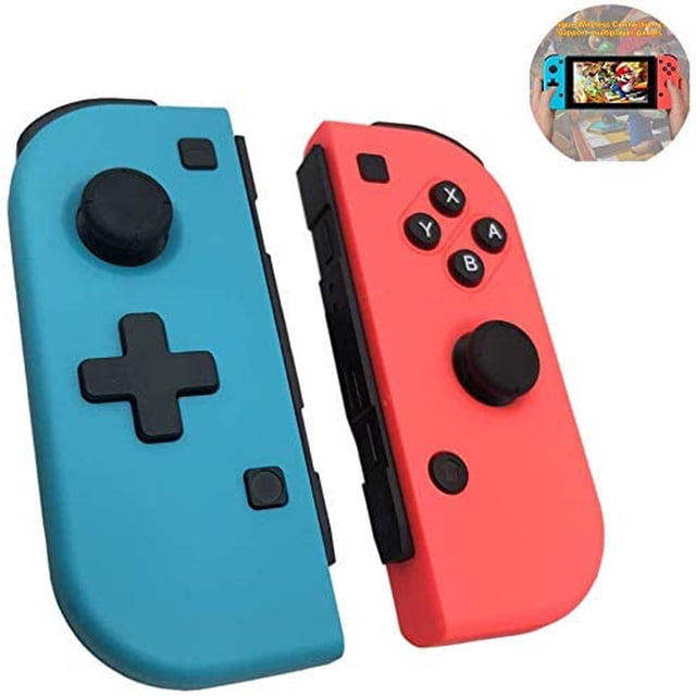Manette Switch pour Nintendo Switch, Joystick de Remplacement Sans Fil Bluetooth Manette de Jeu Sans Fil à Double Moteur