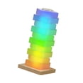 thumbnail image 4 of Lámpara de noche LED con luz ambiental que cambia de color y control táctil, lámpara de mesa, lámpara de noche para el hogar, dormitorio, sala de, 4 of 9