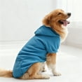 thumbnail image 5 of TELOLY Dog Sweatshirt,For Autumn and Winter Dog Hoodies for Medium Dogs,For Medium and Large Dogs Dog Hoodie for Large Dogs Dog Hoodie,Blue,XL, 5 of 7