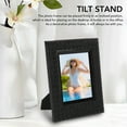 thumbnail image 4 of 3 Inch Photo Frame Decorative Standing Picture Mini Card Holder for Photos Desktop Decor ABS Material 4.25 X .27in Size, 4 of 7